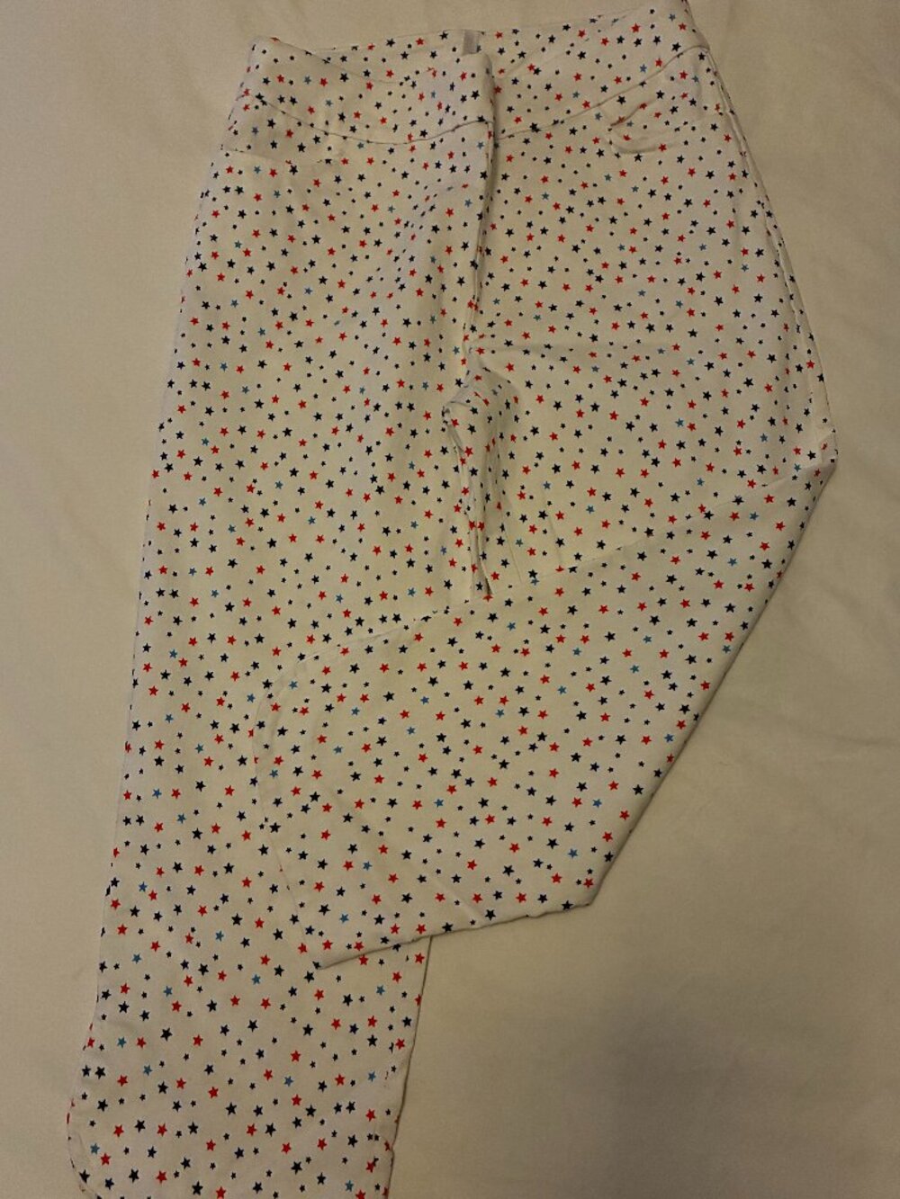 Kate Park capri pants with stars - size small